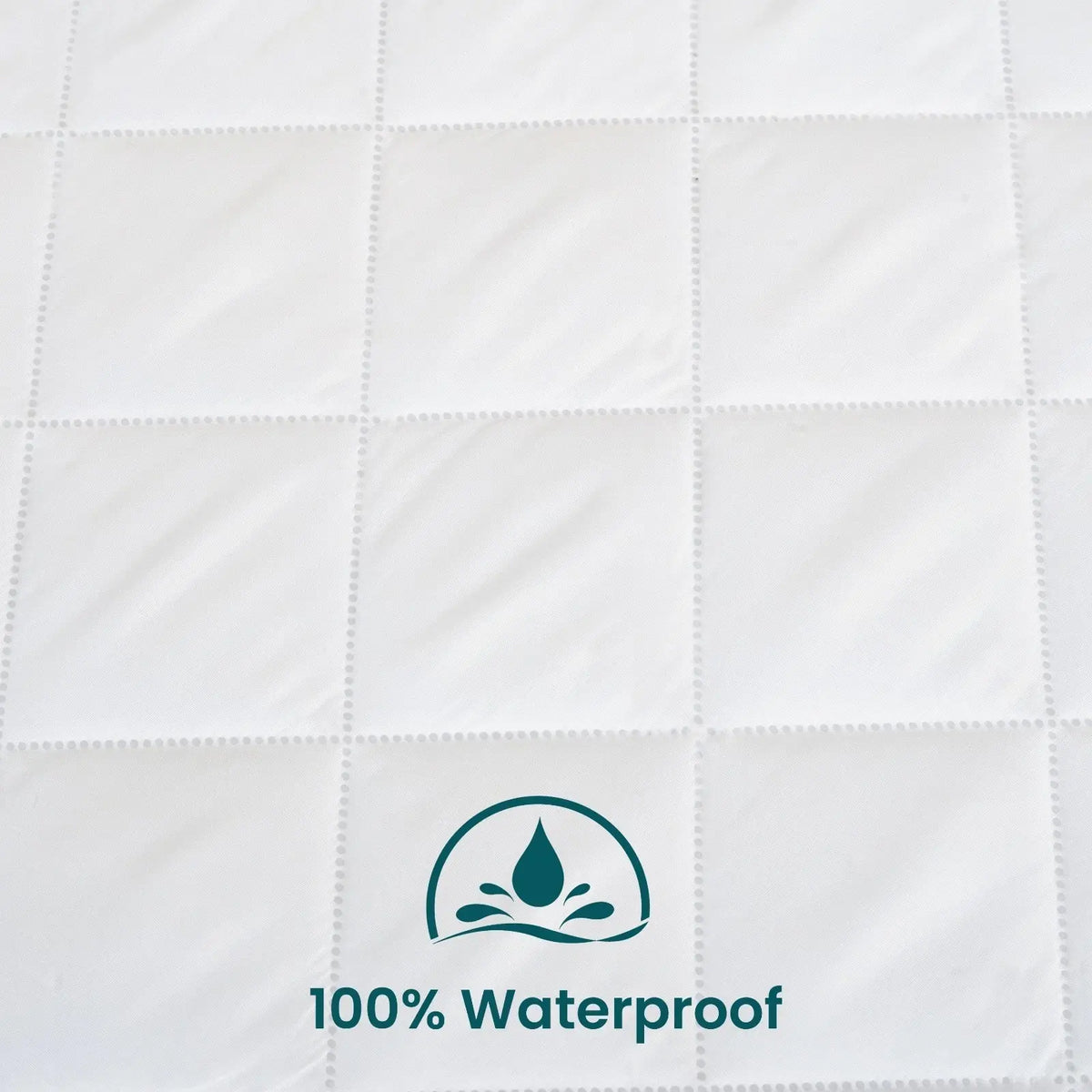 Waterproof Mattress Protector Stretchable Fitted Quilted Mattress Cover Deep Pocket up to 16in Durable Fitted Bed Cover Size Mattress Pad Covers soft and fluffy