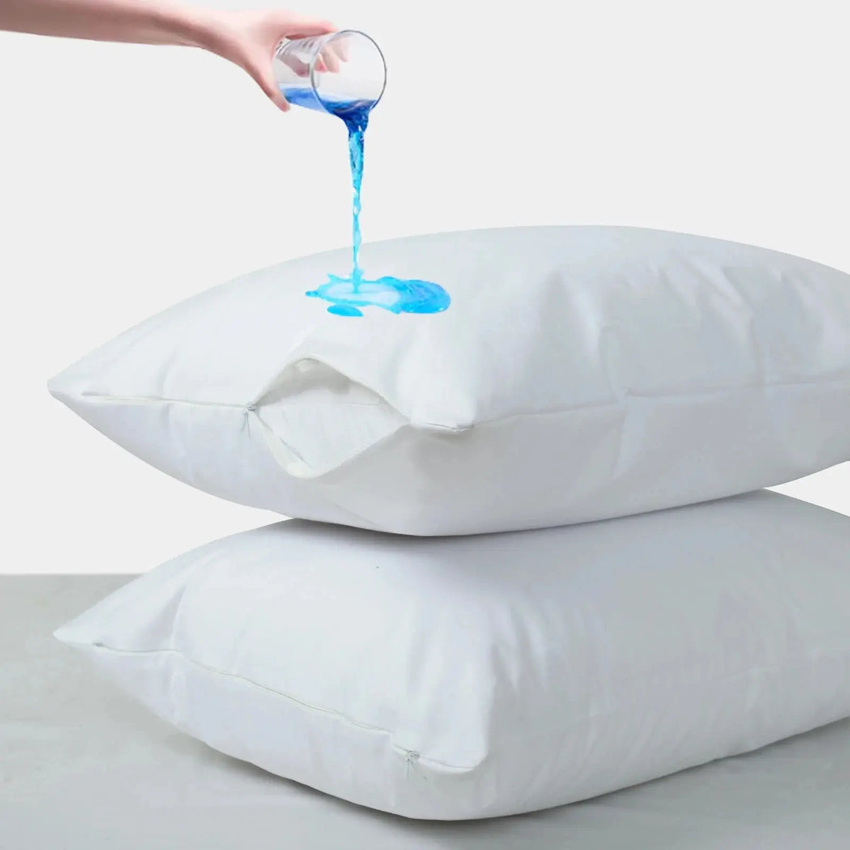 Microfibre Embroidered Pillowcase Pack (2 or 4 Count) - Standard 20x28in Cooling Bedding Covers, Ultra Soft, Breathable, Hypoallergenic, Wrinkle-, Fade- & Stain-Resistant, Machine Washable, Durable, Solid, Skin-Friendly, Perfect Fit
